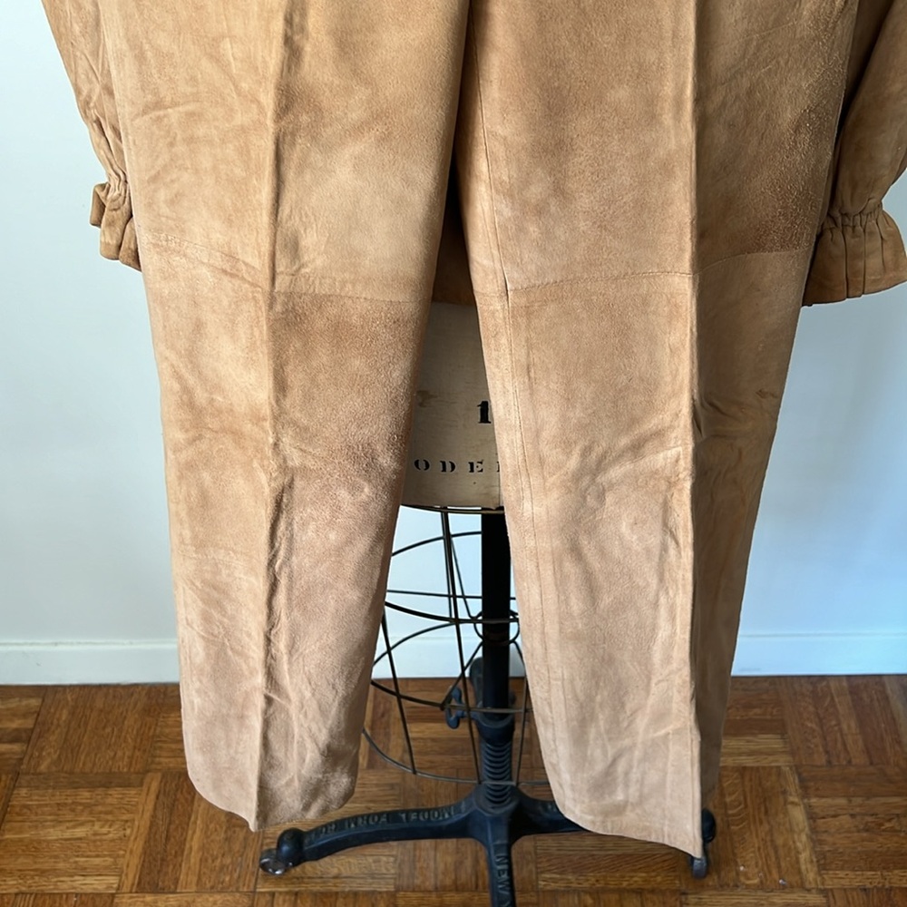 1980’s Vintage Suede Jacket & Pants Set - Picture 15 of 17
